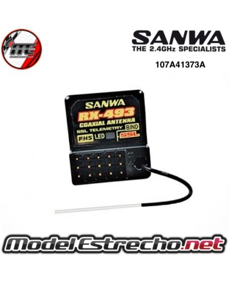 RECEPTOR SANWA M17 RX-491 4 CANALES 2,4Ghz