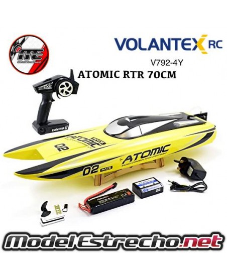 LANCHA VOLANTEX RACENT ANGRY SHARK 81cm  BRUSHLESS  2,4Ghz RTR