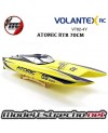 LANCHA VOLANTEX RACENT ATOMIC 70CM BRUSHLESS  2,4Ghz RTR AMARILLA  Ref: V792-4Y