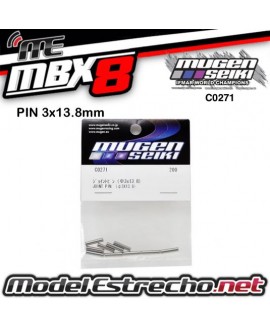PIN CARDAN RUEDAS 3x13.8 MUGEN MBX 6/7/7R/8

Ref: C0271