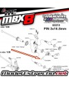 PIN HEXÁGONO RUEDAS  MBX6/7/7R