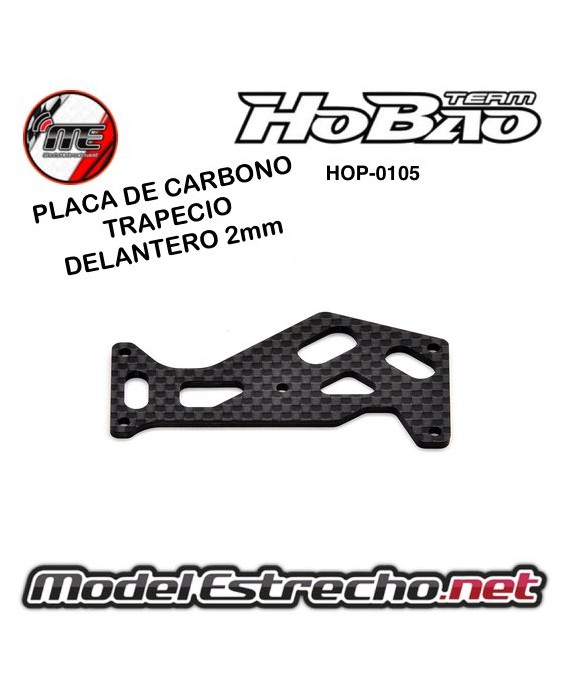 REFUERZO BRAZO INFERIOR DELANTERO DE CARBONO 2mm HYPER HOBAO VSS 

Ref: HOP-0105