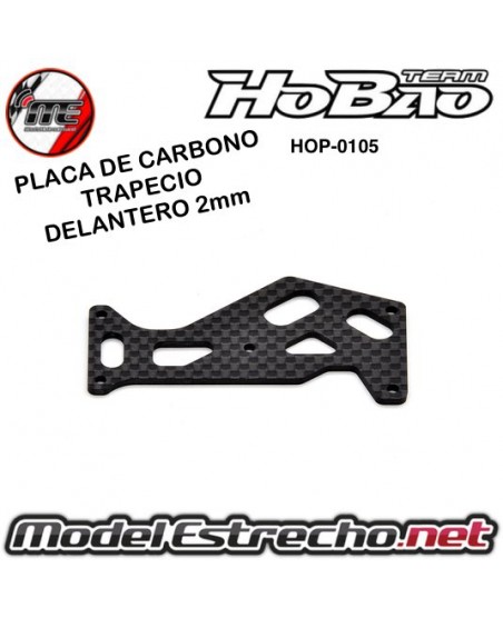 REFUERZO BRAZO INFERIOR DELANTERO DE CARBONO 2mm HYPER HOBAO VSS 

Ref: HOP-0105