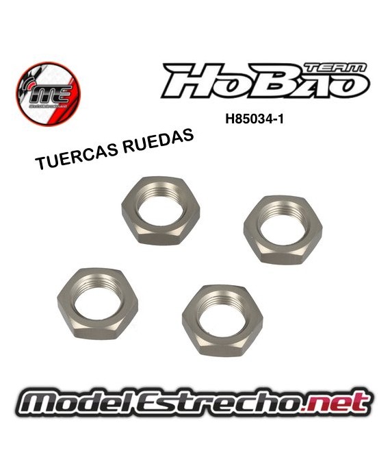 TUERCAS RUEDAS HOBAO HYPER (4U.)

Ref: H85034-1