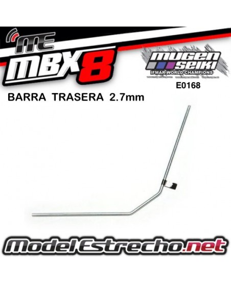 BARRA ESTABILIZADORA TRASERA MUGEN MBX 7/8  2.7mm