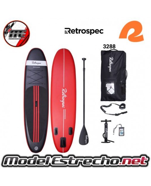 TABLA PADEL SURF HINCHABLE RETROSPEC WEEKENDER 10" ROJO / NEGRO

Ref: 3288