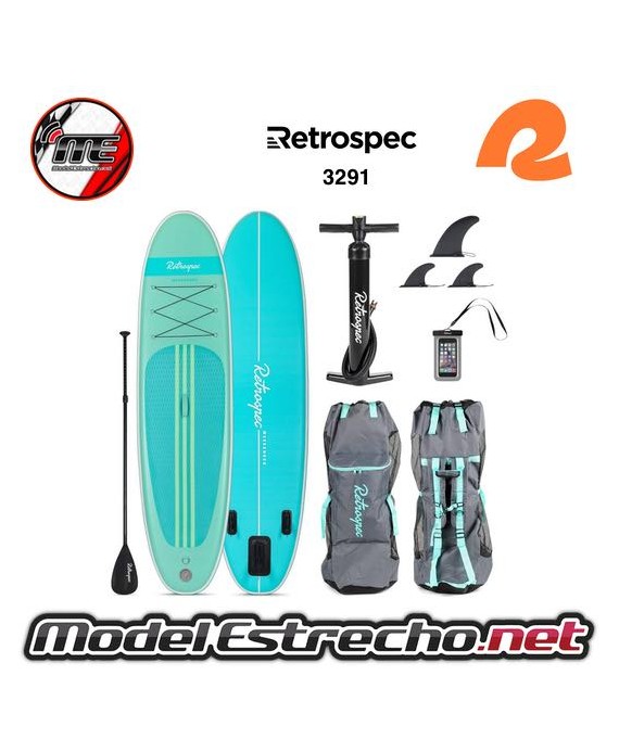 TABLA PADEL SURF HINCHABLE RETROSPEC WEEKENDER 10" VERDE AGUA

Ref: 3291