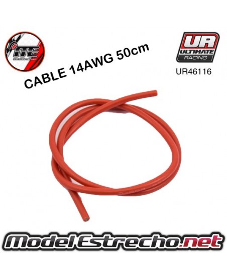 CABLE SILICONA ROJO 14AWG ( 50cm )

Ref: UR46116