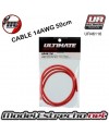 CABLE SILICONA ROJO 12AWG ( 50cm )