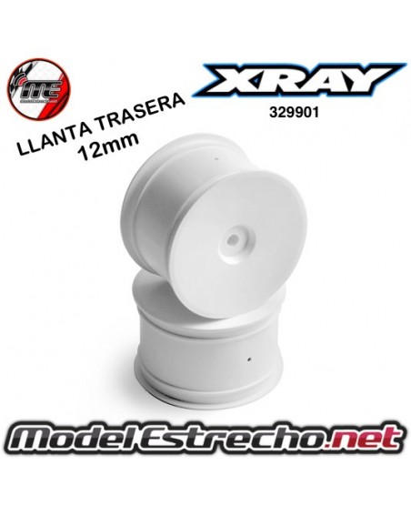 XRAY LLANTAS 2WD / 4WD TRASERA 1/10 12mm BLANCAS (2u.)

Ref: 329901