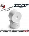 XRAY LLANTAS 4WD TRASERA 1/10 12mm BLANCAS (2u.)