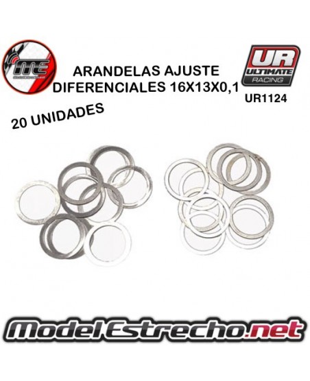ARANDELAS AJUSTE DIFERENCIALES (16x13x0,1) (20U.)

Ref: UR1124