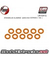 ARANDELAS ALUMINIO 3x6x05 mm DORADO  (10u.)

Ref: UR1504-G