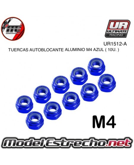 TUERCAS 4mm AUTOBLOCANTE ALUMINIO AZUL (10u.)

Ref: UR1512-A