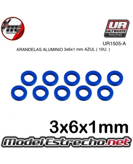 ULTIMATE ARANDELAS AJUSTE CAMPANA 0.1 - 0.2 - 0.3 mm