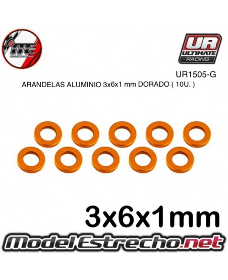 ULTIMATE ARANDELAS AJUSTE CAMPANA 0.1 - 0.2 - 0.3 mm