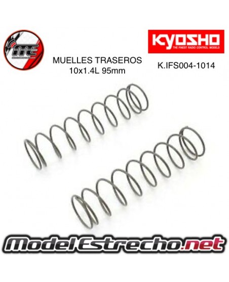 KYOSHO MUELLES TRASERO GRIS BIG BORE MP9