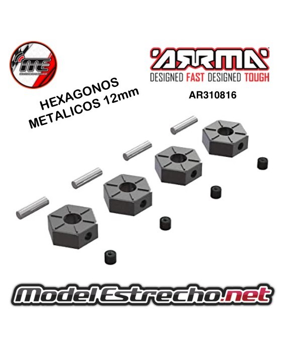 HEXAGONOS METALICOS 12mm ARRMA

Ref: AR310816