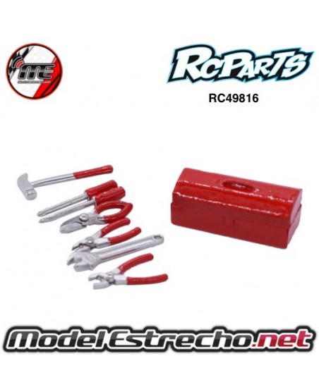 CAJA DE HERRAMIENTAS 1/10 CRAWLER ROJO

Ref: RC49816