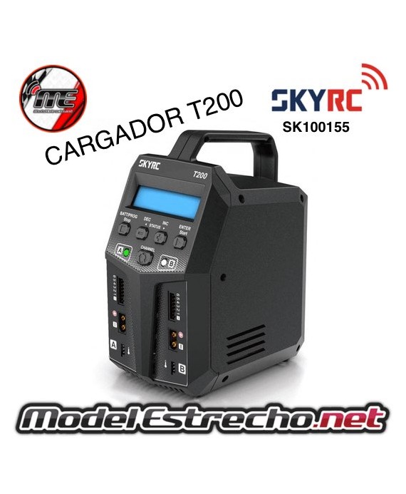 CARGADOR T200 AC/DC DUO LIPO 1-6s 12A 100W 

Ref: SK100155