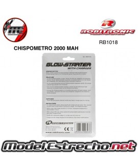 CHISPOMETRO ROBITRONIC 2000 MAH MAS CARGADOR

Ref: RB1018