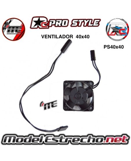VENTILADOR RC PRO STYLE DE REPUESTO 40x40x10mm

Ref: PS40X40