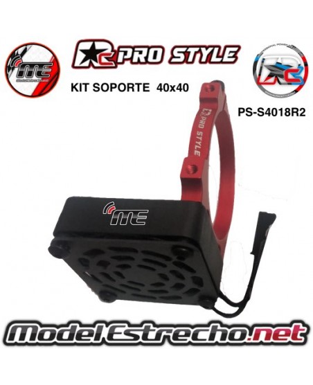 KIT SOPORTE ROJO PARA MOTORES 40.8mm  MAS VENTILADOR 40X40 MAS REJILLA CARBONO

Ref: SP-S4018R2