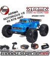 ARRMA NOTORIUS 1/8 MONSTER TRUCK BRUHLESS BLX-4W 6S AZUL RTR  ARA8611V5T2
