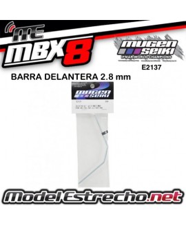 BARRA ESTABILIZADORA DELANTERA 2.8mm MUGEN MBX

Ref: E2137