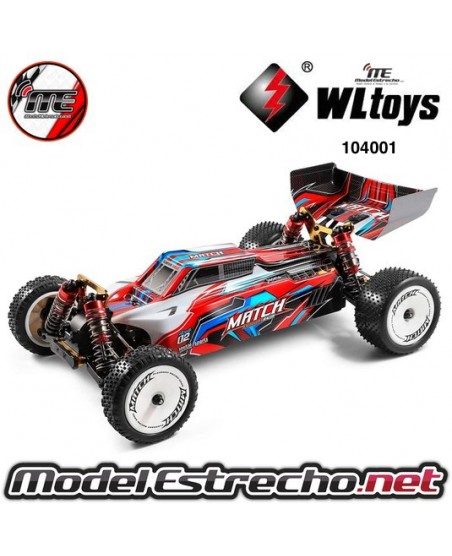 COCHE ELECTRICO RTR 1/10 BUGGY 4WD 2.4 MOTOR 550 WLTOYS