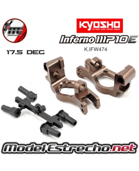 PORTA MANGUETA SOPORTE DELANTEROS INFERNO MP9 KYOSHO