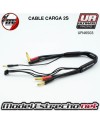 CABLE DE CARGA 2 LIPO 2S-2 BANANA 4mm/5mm