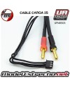 CABLE DE CARGA 2 LIPO 2S-2 BANANA 4mm/5mm