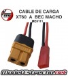 ADAPTADOR XT60 HEMBRA A BEC MACHO