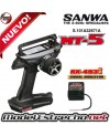 SANWA MT-44 PC PIANO BLACK + 2 RX-482