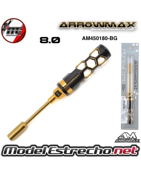 LLAVE DE TUBO ALLEN 8.0 mm x 100 mm ARROWMAX