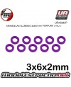 ARANDELAS ALUMINIO 3x6x2 mm PURPURA  (10u.)

Ref: UR1506-P