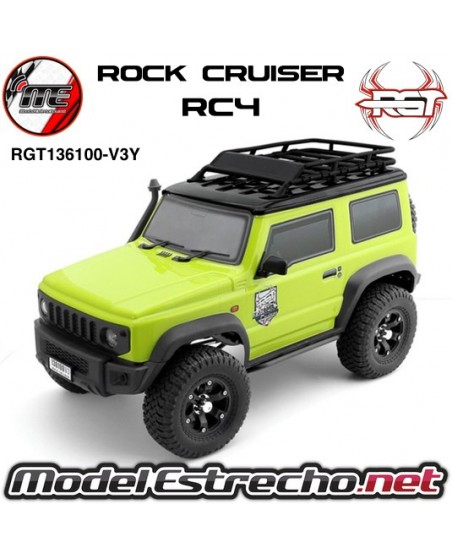 CRAWLER RGT ROCK CRUISER RC4 1/10 V3 4X4 WATERPROOF AMARILLO RTR

Ref: RGT136100-V3Y