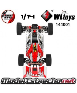 COCHE ELECTRICO RTR 1/14 BUGGY 4WD 2.4 MOTOR 550 60Km/h WLTOYS

Ref: 144001