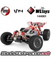 COCHE ELECTRICO RTR 1/14 BUGGY 4WD 2.4 MOTOR 550 60Km/h WLTOYS

Ref: 144001