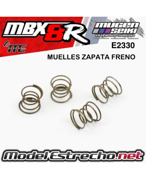 MUELLES ZAPATA FRENO ( 4U.) MUGEN MBX8R

Ref: E2330