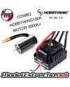 HOBBYWING COMBO WP-8BL100 3-4S LIPO ESC 100A MOTOR 2000 Kv