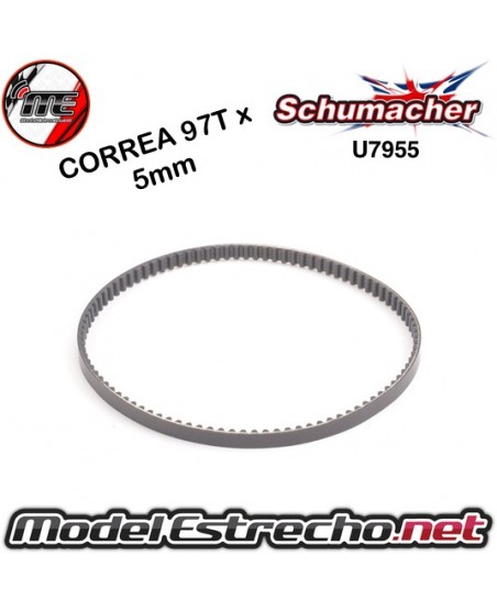 CORREA POLIURETANO 97T x 5mm SCHUMACHER

Ref: U7955