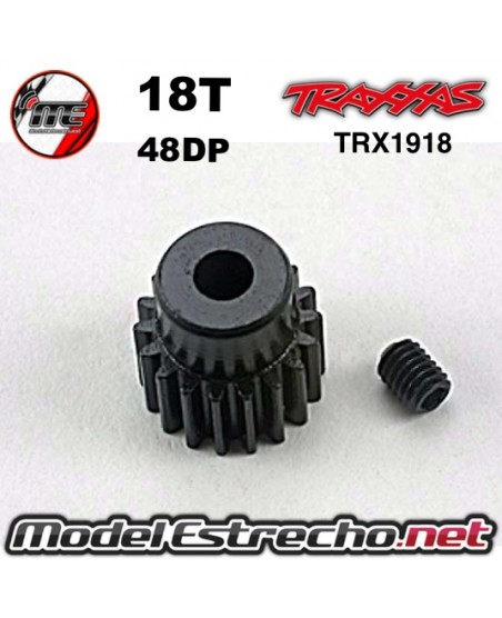 PIÑON 18T 48DP TRAXXAS 

Ref: TRX1918