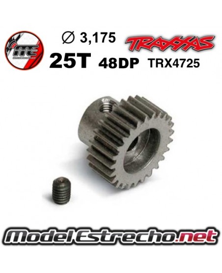 PIÑON 25T 48DP TRAXXAS 

Ref: TRX4725