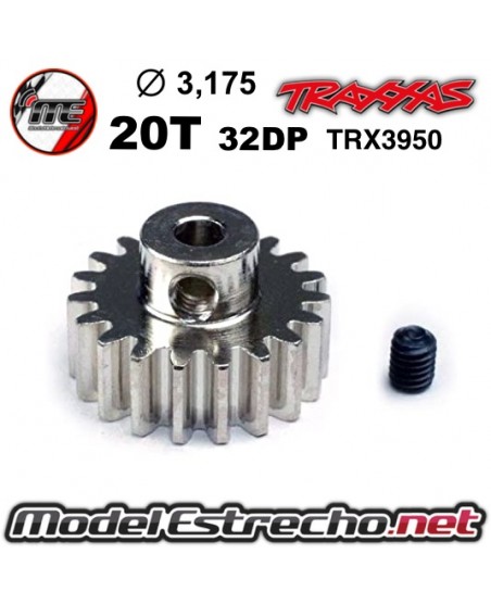 PIÑON 20T 32DP TRAXXAS

Ref: TRX3950