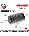 MOTOR 2200Kv  75mm BRUSHLESS TRAXXAS Ref: TRX3481
