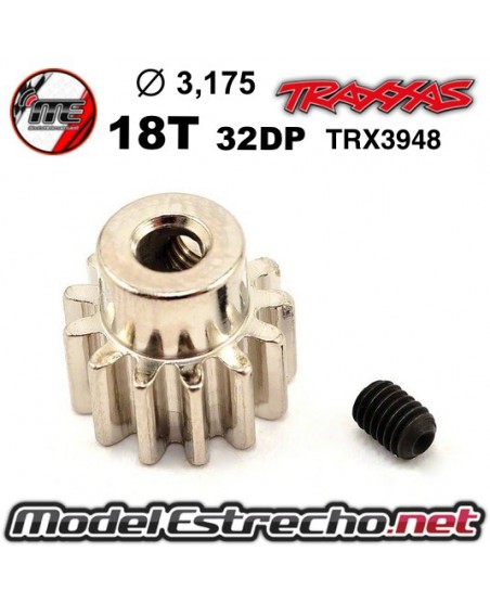 PIÑON 18T 32 DP TRAXXAS  

Ref: TRX3948