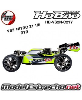 HOBAO HYPER VS2 NITRO BUGGY 21 1/8 RTR

Ref: HB-VS2N-C21Y