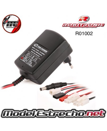CARGADOR ROBITRONIC TWIN 4-7 CELLS 0.9A & 7-8 CELLS 120ma